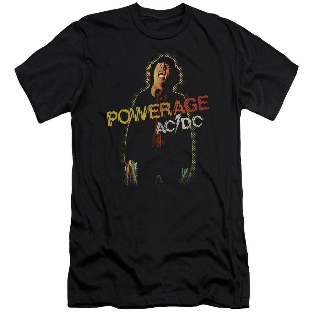 Acdc Powerage Adult 301 T Shirt Black